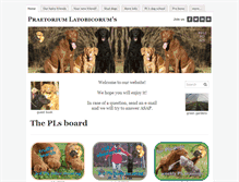 Tablet Screenshot of praetorium-latobicorums.com